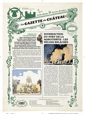 cover image of La Gazette du château (Tome 9)